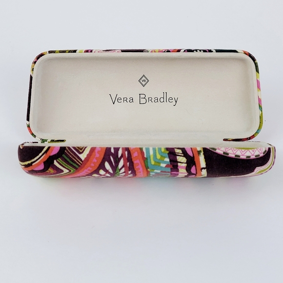 Vera Bradley Accessories - Vera Bradley Eyeglass Hard Case Padded~Floral Brown Blue Green Pink Orange~EMPTY